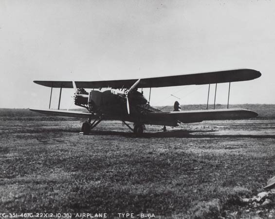 Martin B-6A, December 10, 1936 (Source: Baldwin Family)